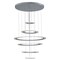 Et2 Saturn II LED 6-Light 30" Wide Matte Silver Pendant Light E22664-11MS - alternate 1